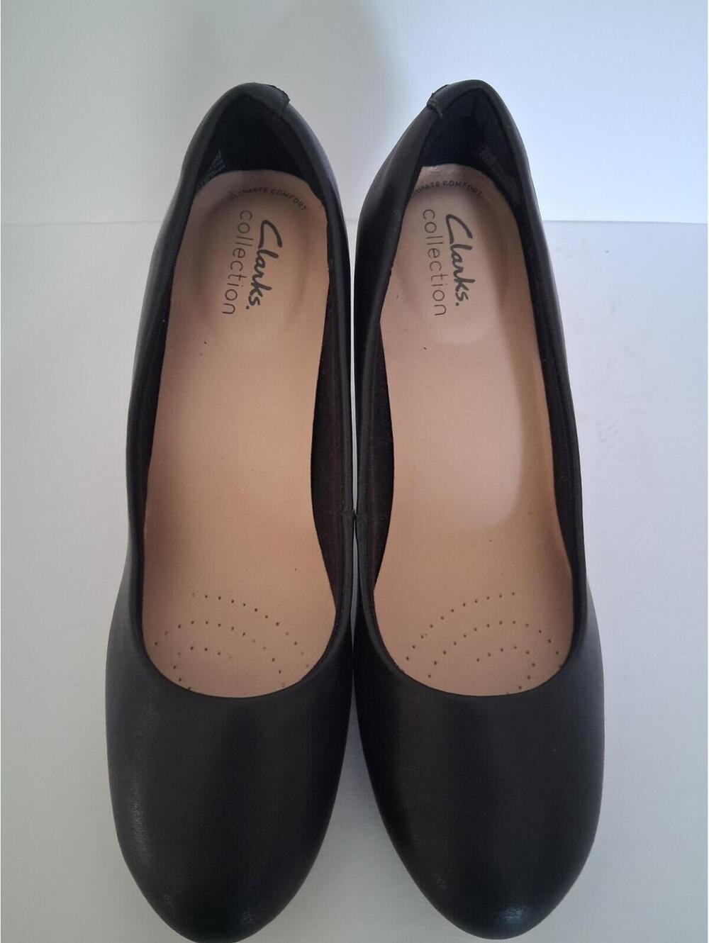Clarks Women's Black Adriel Viola Pump/Heels, Size 8.5M